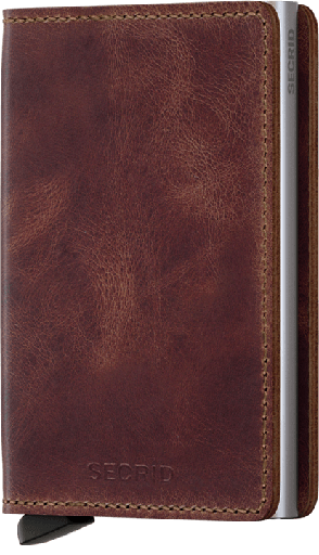 [SLIMWALLET VINTAGE BROWN] SECRID - SLIMWALLET VINTAGE BROWN