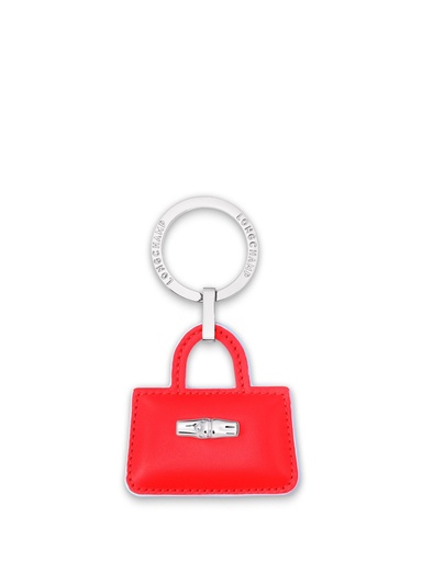 [L6982H82 545 Rouge] LONGCHAMP - Porte-clés Rouge Roseau Box