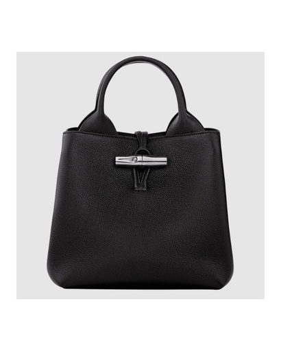 [10273HFP 001 Noir] LONGCHAMP - Le Roseau - Sac porté main Noir