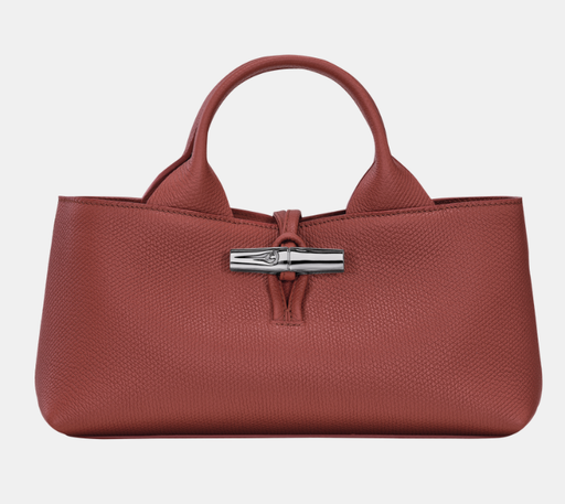 [10280HFP 404 Châtaigne] LONGCHAMP - Le Roseau - Sac porté main Châtaigne