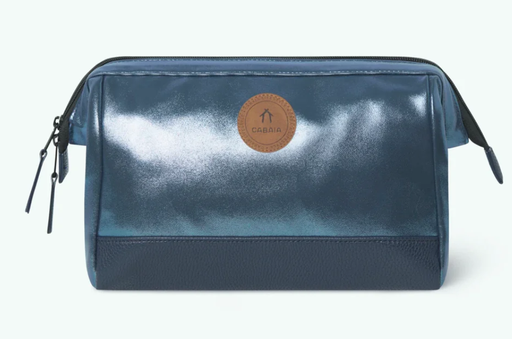 [TRAVEL KIT LARISSA NAVY IRIDESCENT] CABAIA - TRAVEL KIT LARISSA NAVY IRIDESCENT